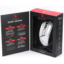 Миша ігрова A4Tech W60 Max Bloody Panda White - мініатюра 7