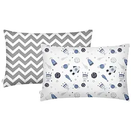 Набір наволочок Cosas White space 40х60 см сірий (SetPillow_SpaceWhite_ZigGrey_40х60)