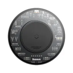 Бездротовий ЗП Baseus Simple 2 Wireless Charger 15W чорний CCJJ050001