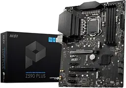 Материнська плата MSI Z590 PLUS (Z590 PLUS) (Socket 1200, Intel Z590, ATX) Б/в,U1 - мініатюра 4