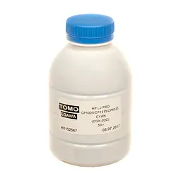 Тонер HP LJ PRO CP1025/CP1215/CP5525 50g CYAN Chemical Tomoegawa (CGK-02C-050)