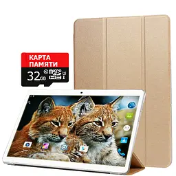 Планшет Hoozo MT232 Gold + Чохол-книжка + Карта пам'яті 32GB - мініатюра 2