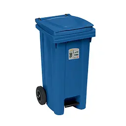 Сміттєвий бак з педаллю Stefanplast Bidone carrellato 120л (25703)