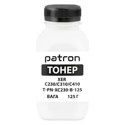 Тонер XER C230/C310/C410, 125 г, Black Patron (PN-XC230-B-125)