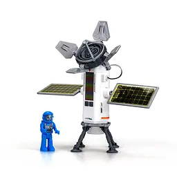 Ігровий набір Місія «Побудуй станцію зв'язку» Astropod Silverlit 80333 конструктор з фігуркою - мініатюра 3