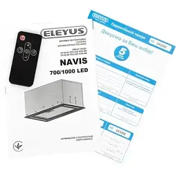 Витяжка ELEYUS NAVIS 700 LED 52 BL - мініатюра 5