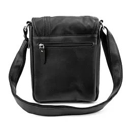 Класичний чоловічий месенджер з клапаном TIDING BAG t003A чорний - мініатюра 4