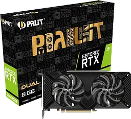 Відеокарта GeForce RTX 2060 Super 8GB Palit Dual (NE6206S018P2-1160A-1) Б/В