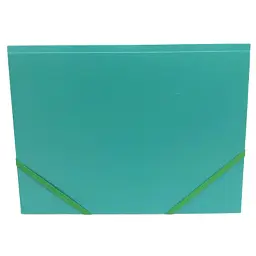 Папка на резинках H-Tone А4, зелена (FOLD-HT-JJ40941-G) - мініатюра 3