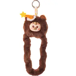 Колекційна м'яка іграшка з кільцем Tangle x Diudiu Baby Furry Bear Cocoa Brownie (HWTANGLE02D01-BD01)