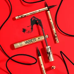 Підводка для очей Eveline Cosmetics Waterproof Variete Eyeliner ультра чорна 7 мл (LMKKEYEVARIE) - мініатюра 6