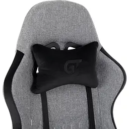 Геймерське крісло GT Racer сіре із чорним (X-2324 Fabric Gray/Black Suede) - мініатюра 5