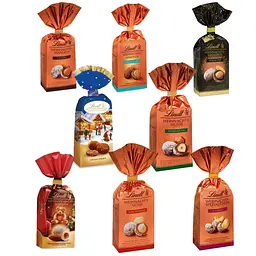 Шоколадні цукерки з мигдалем Lindt Weihnachts Mandeln Caramel Salz 100г - мініатюра 4