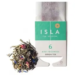 Чай зелений Isla Mint Freshness №6 з м'ятою на чашку 2.4 г х 10 шт