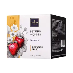 Денний крем Famirel Egyptian Wonder Strawberry Сяйво та рівний тон шкіри SPF 50, 50 мл