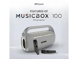 Портативна колонка HiFuture MusicBox 100 Silver (musicbox100.silver) - мініатюра 2