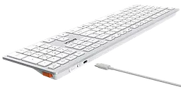 Клавіатура бездротова A4Tech Fstyler FBX50C White - мініатюра 2
