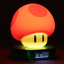 Настільний годинник Paladone Super Mushroom (PP10064NNV2) - мініатюра 2