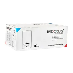 Газова колонка Mixxus GWH-0510 Basic Glass димохідна 10 л/хв (панель зі скла з малюнком) WH0026 - мініатюра 6