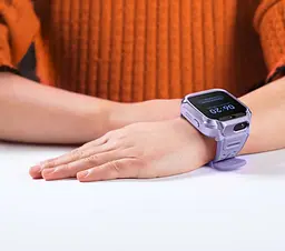 Дитячий годинник-телефон Mibro S1, 1.68", 360x390, GPS, 8MP+5MP, 900мА·рік, 2АТM, лавандовий - мініатюра 5