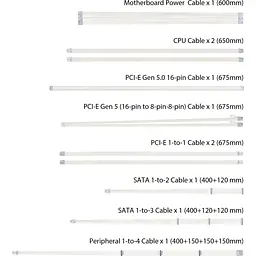 Блок живлення Asus TUF Gaming 1000W Gold White Edition (90YE00S5-B0NA00) [141263] - мініатюра 12