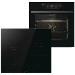 Варильна поверхня електрична Gorenje BOS6737E06BG з духовкою GI6401BSC