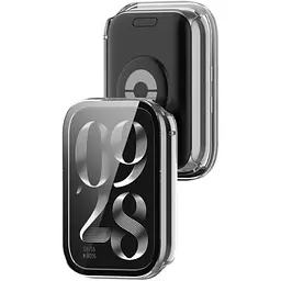 Чохол-накладка DK для Xiaomi Mi Smart Band 9 Pro Пластик Gloss Glass Full Cover (clear) - мініатюра 2