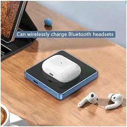 Магнітний акумулятор зовнішній Grand MagSafe wireless power bank JYD-PB14 5000mAh - мініатюра 6