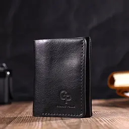 Шкіряний гаманець GRANDE PELLE 8х10х1,5 см acs0025795 - мініатюра 6