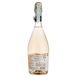 Ігристе вино Abbazia Prosecco Spumante DOC Rose Extra Dry, рожеве, екстра-драй, 0.75 л - мініатюра 2