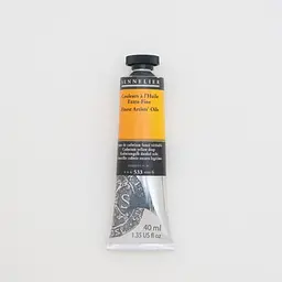 Олійна фарба Sennelier, 40 мл, професійна, S6, Кадмій жовтий глибокий (Cadmium yellow deep)