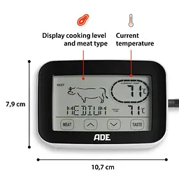 Термометр бездротовий ADE BBQ 1408 - мініатюра 5