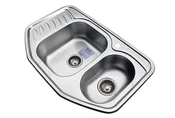 Кухонна мийка Romzha Rampa 1.5C Textura RO49674, Сірий - мініатюра 5