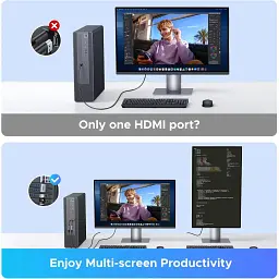 Кабель мультимедійний DisplayPort M to HDMI M 4K60Hz 18Gbps HDR10 3D Ugreen (95418) - мініатюра 9