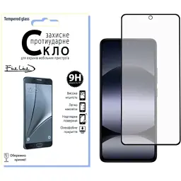 Скло захисне Fine Line Xiaomi Redmi Note 14S Black (FL-TGFG-392)