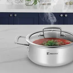 Каструля Bergner Steelblue, з кришкою 20 см (BG-33221-BL) - мініатюра 2