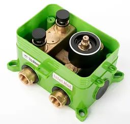 Душова система прихованого монтажу Rea Verso + Box brushed gold REA-P9150, Золотий - мініатюра 7