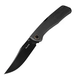 Ніж складаний туристичний Ruike P882-B, (8.5 см) 12С27/G10 чорний