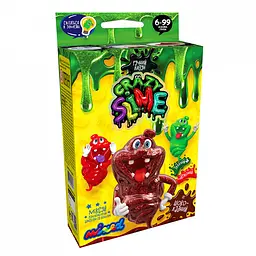 Дитячий набір для створення лизуна "Crazy Slime" SLM-02, 4 види Шоколадний