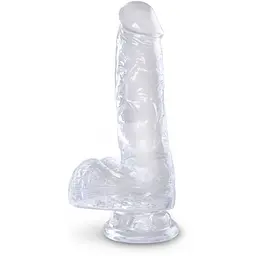 Фалоімітатор King Cock Clear 6 Inch 17.7 см прозорий