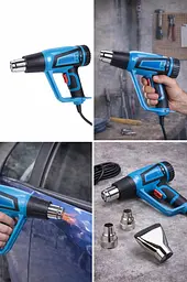 Фен промисловий Hot Air Gun 1600W 4 насадки X512 - мініатюра 5