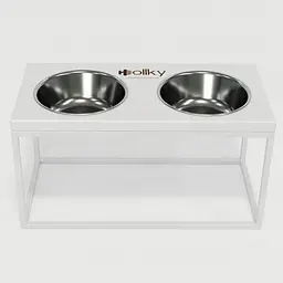 Hollky Base L — миски на підставці для середніх і великих собак (2 × 0,95 л, висота 20 см) - мініатюра 9