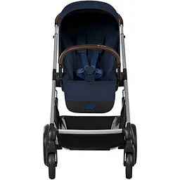 Коляска Cybex Balios S Lux SLV Ocean Blue з бампером темно-синя (524001187) - мініатюра 2