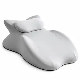 Сірий Подушка ортопедична pillow-06 / Подушка клиноподібна для сну з поліестеру / Ортопедична подушка для підтримки тіла Relax Pillow