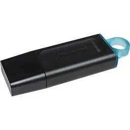USB Flash накопичувач Kingston 64GB DataTraveler Exodia USB 3.2 black/teal (DTX/64GB) - мініатюра 3