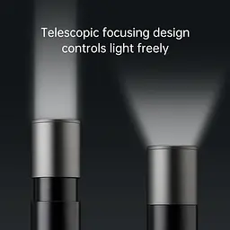 Кишеньковий ручний акумуляторний ліхтар NexTool Zoom Flashlight, 150 лм, алюмінієвий корпус (NE20162, NE20163) - мініатюра 5