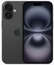Смартфон Apple iPhone 16 128GB Black Grade A