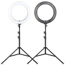 Тримач із кільцевим освітленням GRAND 18" ZM448 180cm Tripod Stand лампа зі штативом - мініатюра 2