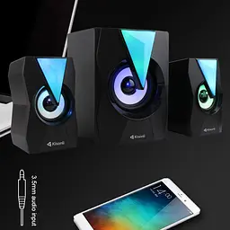 Компьютерные колонки 2.1 Kisonli TM4000U, Bluetooth, AUX, 5W+2x3W - мініатюра 4