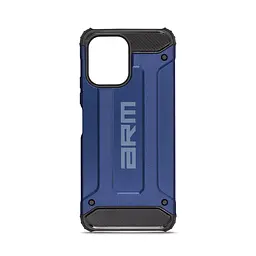 Чехол для Xiaomi Redmi 12 4G, Panzer, синий, противоударный, бронированный, милитари, панель-накладка, защита всего корпуса, защита дисплея и камеры, термополиуретан (TPU) + поликарбонат (PC), ArmorStandart (ARM70808)